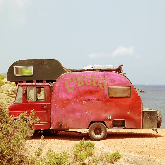 Hippie-Styled Camper